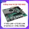 10G 6-Bay NAS Mini PC carte mère Intel N150 4 cœurs 2*2.5G LANs 6 * SATA3.0 2 * NVMe 1 * DDR5 pare-feu ITX carte mère serveur à domicile PC