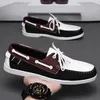 HKDQ Klassische Herren-Loafer, Business-Casual-Lederschuhe für Herren, große Größe 40–48, modische Slip-on-Fahrschuhe, Herren-Bootsschuhe