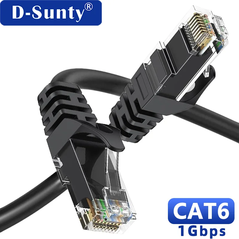 Cavo Ethernet Cat6 Cavo LAN RJ45 rotondo Cavo patch di rete Gigabit ad alta velocità 250 MHz 0,5 M 1 M 2 M 3 M 5 M 10 M 15 M 20 M 30 M 50 M CAT66
