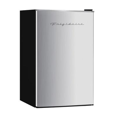Frigidaire Retro 3.2 Cu Ft Compact Refrigerator With Freezer, Platinum