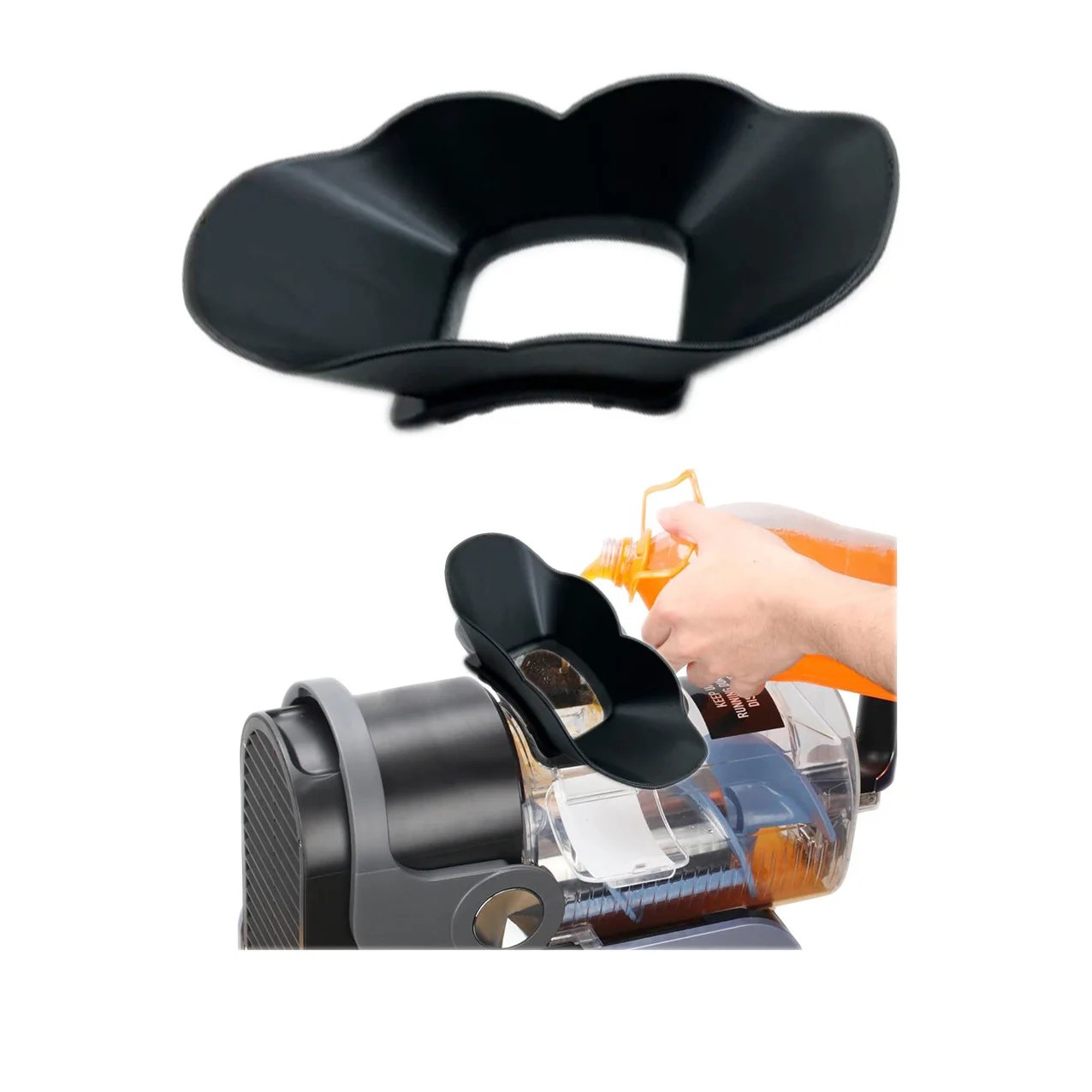 Anti-Splash Flow Hood for Ninja Slushi Machine FS301 & FS300-3D Printed PETG Liquid Guide Cover Accessories for Slushie Machine