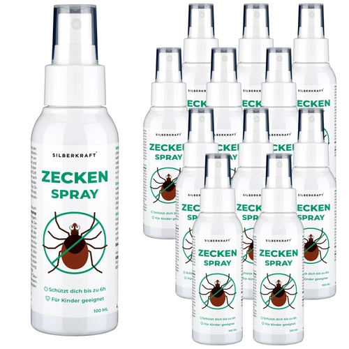 Zeckenspray Zeckenschutz - Anti Zecken Spray: 12 x 100 ml Image