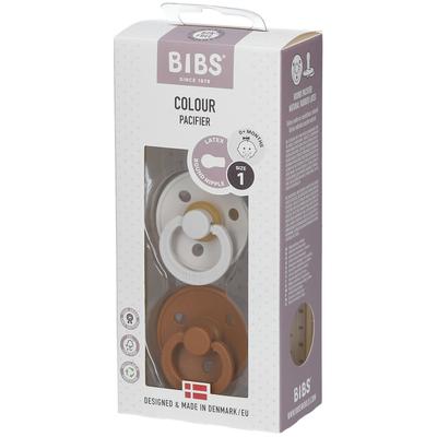 Bibs Fopspeen Haze - Caramel 0-6 Maanden 2 St Sauger Image