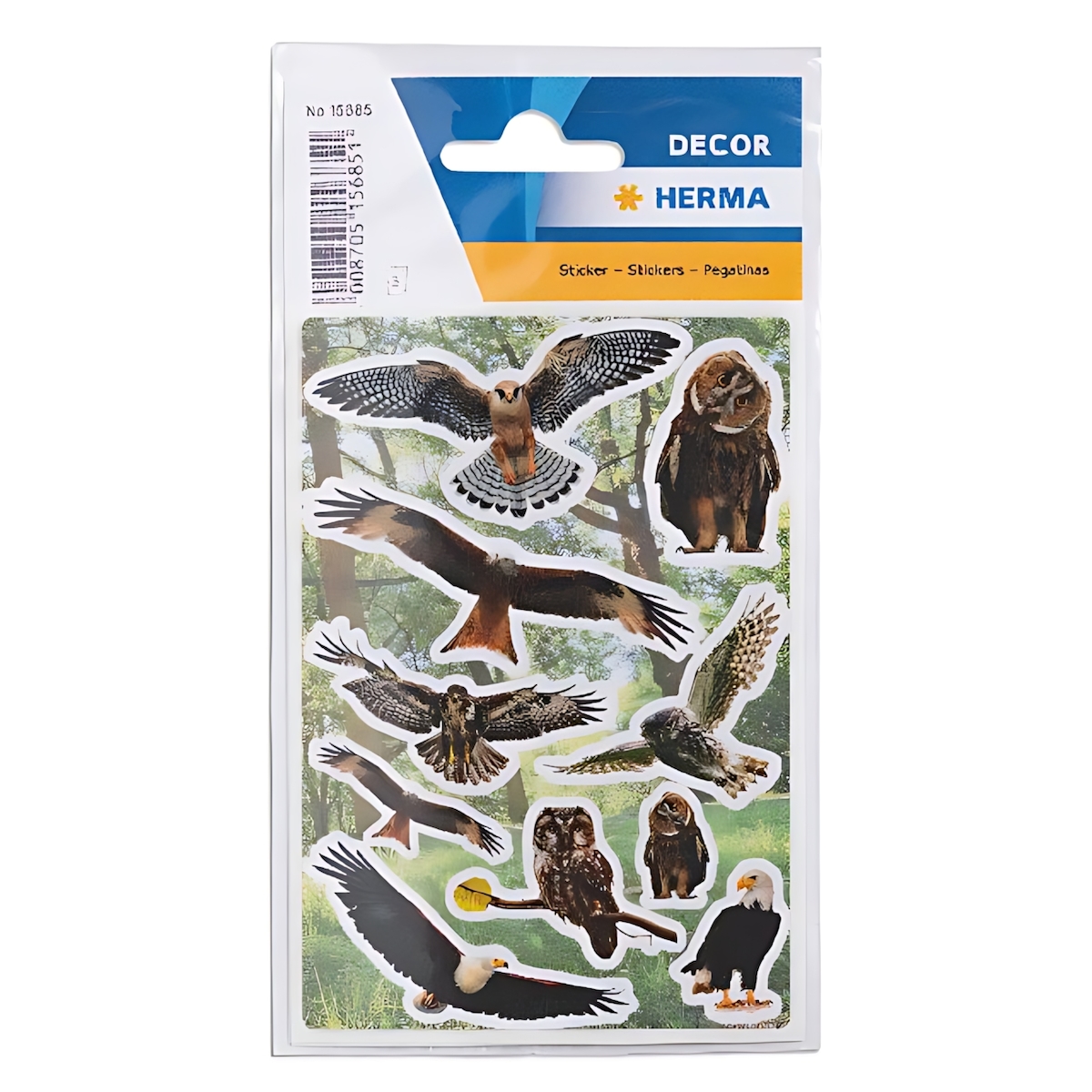 Herma Sticker DECOR Tiere Greifvögel 3 Bl Image