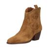 Bikerboots DOLCE VITA "Dolce Vita Stiefelette Veloursleder", Damen, Gr. 41, grau (taupe), Veloursleder, casual, Schuhe
