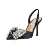 High-Heel-Pumps STEVE MADDEN "STEVE MADDEN Pumps Textil", Damen, Gr. 37, schwarz, Textil, elegant, Schuhe