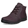 Winterboots ECCO "BABETT BOOT", Damen, Gr. 39, lila (pflaume), Nubukleder, unifarben, Basic, Schuhe, Schnürboots, Stiefelette mit herausnehmbarer Einlage, GORE-TEX