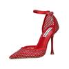 High-Heel-Pumps STEVE MADDEN "STEVE MADDEN Pumps Lederimitat/Textil", Damen, Gr. 37, rot (cherry), Lederimitat, Textil, elegant, Schuhe