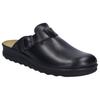 Pantoffel JOSEF SEIBEL "Metz 240", Herren, Gr. 42, schwarz, Leder, klassisch, Schuhe, Clog, Flats, Hausschuh, Komfortschuh in Schuhweite H