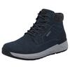 Winterboots RIEKER, Herren, Gr. 47, nachtblau, anthrazit, Lederimitat, Textil, casual, Schuhe, Schnürboots, Stiefelette mit wasserabweisender riekerTEX-Membran