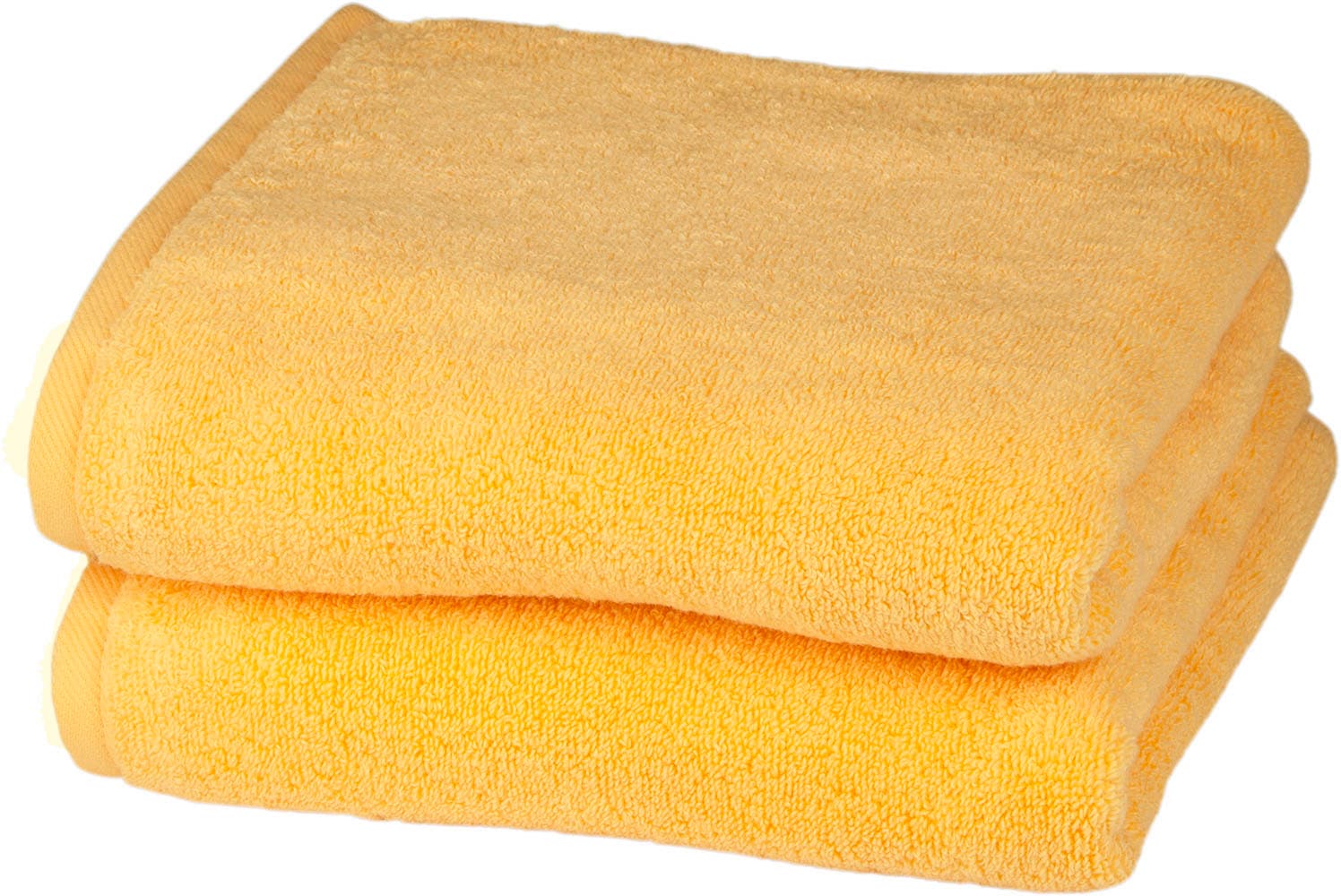 Handtücher ROSS "Sensual 9000", gelb (gingster), B:50cm L:100cm, Frottier, Obermaterial: 100% Baumwolle, Handtücher, mit Aloe-Vera-Öl veredelt Image