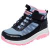 Klettstiefel SKECHERS "STORM BLAZER", Kinder, Gr. 34, schwarz (schwarz, rosa), Lederimitat, Synthetik, casual, Schuhe, Winterboots, wasserabweisend, Größenschablone zum Download