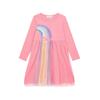 Tüllkleid DANAMADE "DANAMADE Dresses DFEE", Mädchen, Gr. 122, EURO, rosa (candy), Oberteil: 95% Baumwolle 5% Elasthan / Rock: 100% Polyester / Futter: 100% Polyester, Kleider