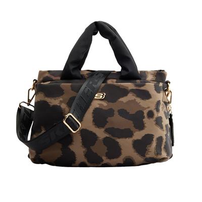Skechers Puffy Tote Bag | Leopard | Polyester