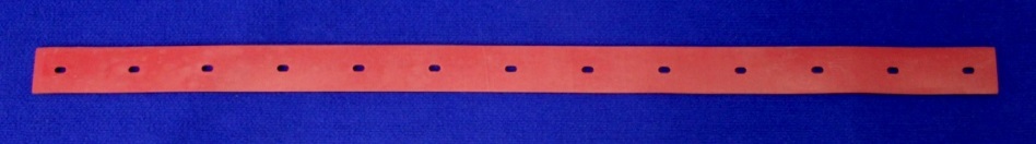 Tennant-Castex Nobles 41.1 Inch Rear Squeegee Blade, Red #1021333