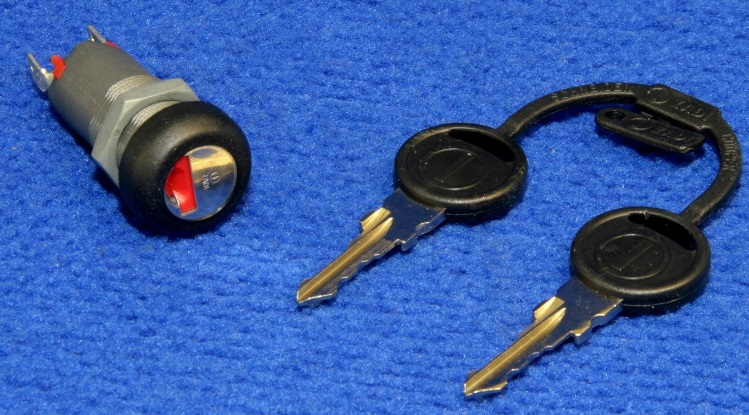 Tennant-Castex Nobles On/Off Keyed Switch with 2 Keys #1011402