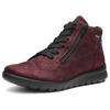 Schnürboots ARA "TORONTO", Damen, Gr. 6,5, rot (weinrot), Textil, unifarben, sportlich, Schuhe, Snowboots, Winterstiefel mit Gore-Tex und Weite sehr weit