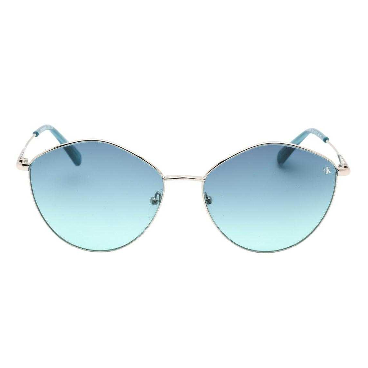 Calvin Klein Damen Sonnenbrille (Blau/Silber) Image