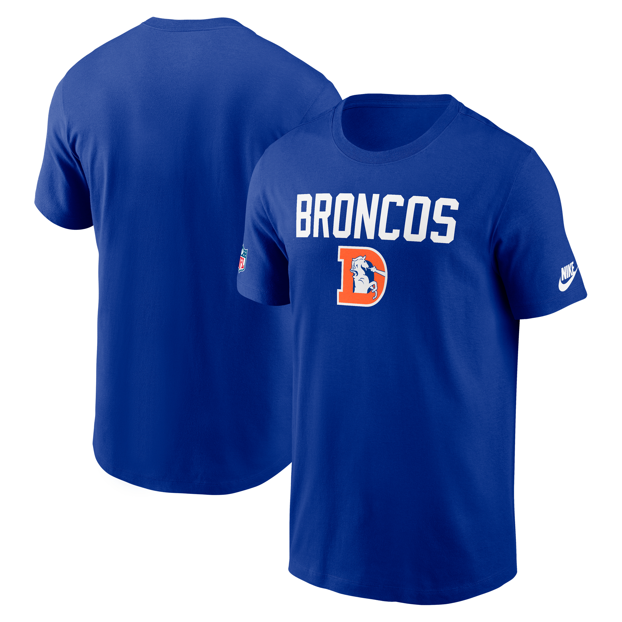 Nike Royal Denver Broncos Alt Pack Onside Conversion Performance-T-Shirt für Herren Image