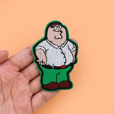 Cartoon Father Iron On Patch Clothes Patch For Clothing Funny Embroidered Patch Garment Apparel Accessories Sewing Stickers