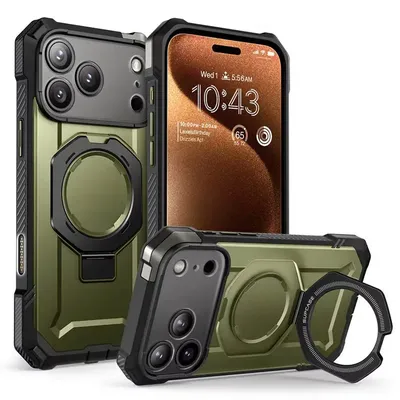 SUPCASE For iPhone 17 Pro Max Case with Camera Control Capture Button UB Grip Heavy Duty Rugged Magnetic Phone Case with Stand