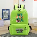 Nuovo zaino realizzato da minatore con stampa di cartoni animati, zaino in tessuto Oxford impermeabile, organizer per cancelleria a tema gioco, regali per il ritorno a scuola