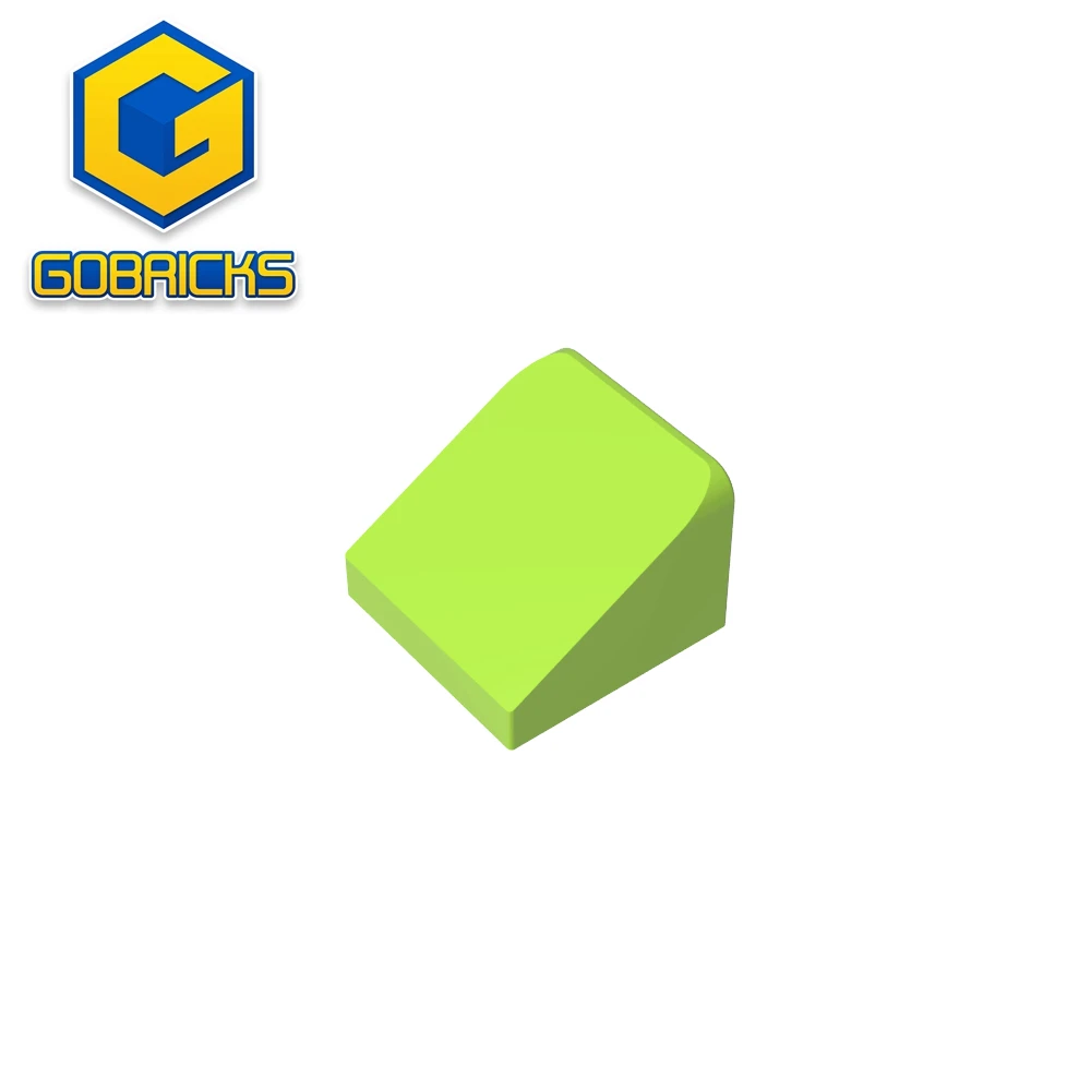 Gobricks GDS-833 Slope 30 ° 1 x 1 x 2/3 (Käsehang) kompatibel mit Lego 50746 DIY-Bausteinen für Kinder, technisch Image