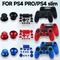 ﻿ Convient pour PS4 /PS4 PRO/PS4Slim accessoires de jeu Joystick en métal poignée de Joystick couvercle bouton ensemble poignée couvercle en Silicone