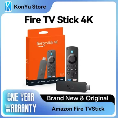 Amazon Fire TV Stick 4K with AI-powered Fire TV Search, Wi-Fi 6, stream over 1.8 million movies and shows