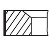 Mahle Kolbenringsatz [Hersteller-Nr. 00219N0] für Mercedes-Benz, Puch
