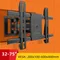 Support mural pour écran TV LCD LED 32-75 pouces, extensible, réglable, inclinable, charge jusqu
