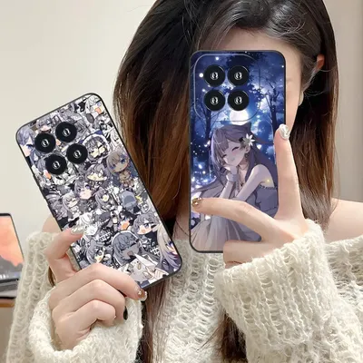 Vestia Zeta Anime Phone Case for Xiaomi 15 14 13 12 Mi 11 T Ultra Lite Pro S X 5G Colour Printing Cellphones Pretty Cover