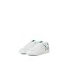 Sneaker JACK & JONES "JFWEALING", Herren, Gr. 42, grün (weiß, grün), Lederimitat, casual, Schuhe, mit dezenter Perforation