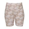 Leggings KARL KANI "Karl Kani Damen KW232-019-1 KK Small Signature Old English Biker", Damen, Gr. L, US-Größen, beige (light sand), 77% Polyester (Recycelt), 23% Elasthan, skinny fit, Hosen