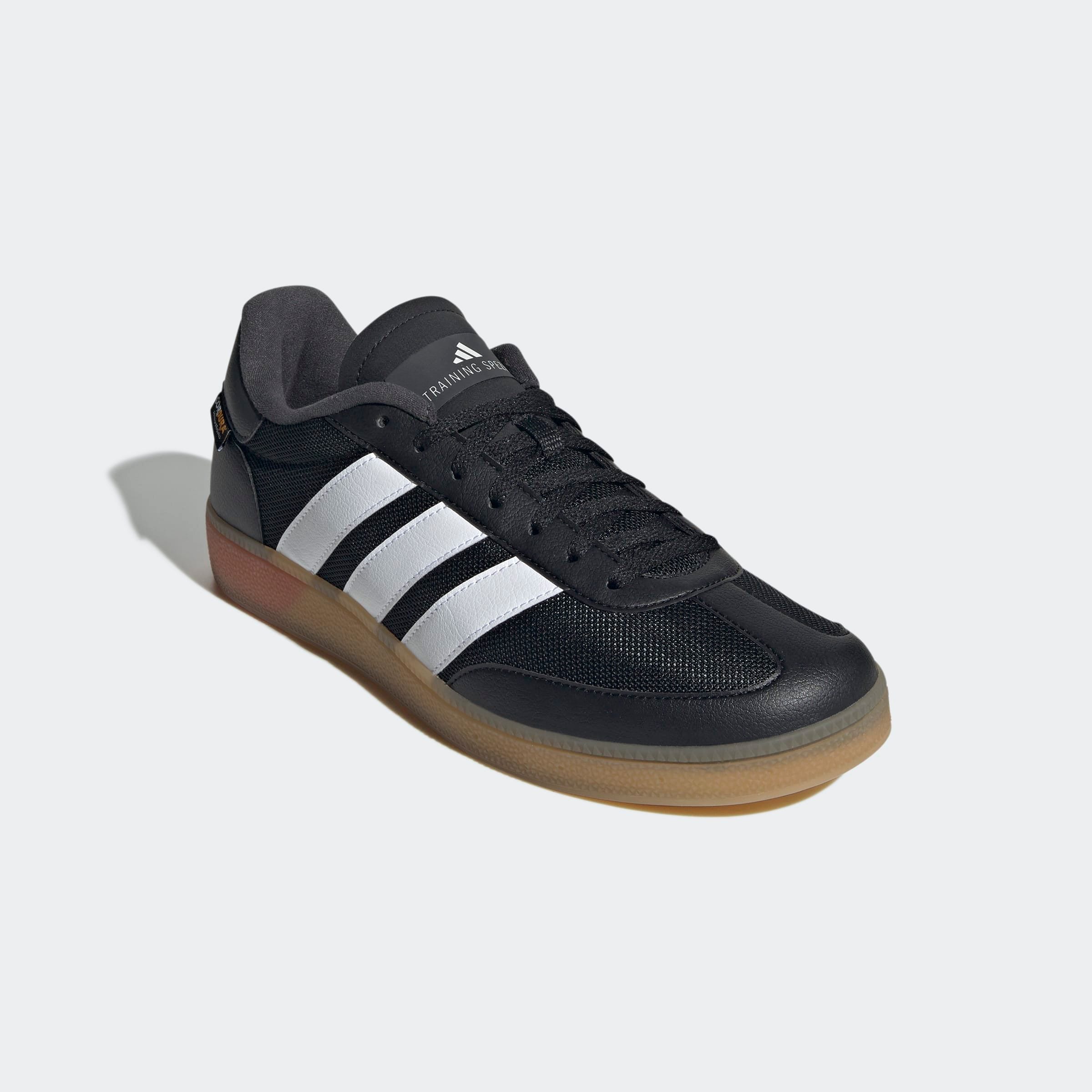 Trainingsschuh ADIDAS PERFORMANCE "SPEZIAL", Herren, Gr. 40, core schwarz, chalk weiß, lucid rot, Synthetik, Textil, Schuhe