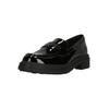 Slipper CLARKS "Orinoco3 Edge", Damen, Gr. 38, schwarz, Leder, Gummi, klassisch, Schuhe, aus hochwertigem, schwarzem Lackleder