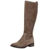 Stiefel PAUL GREEN "Paul Green Stiefel Veloursleder", Damen, Gr. 37,5, braun, Veloursleder, casual, Schuhe