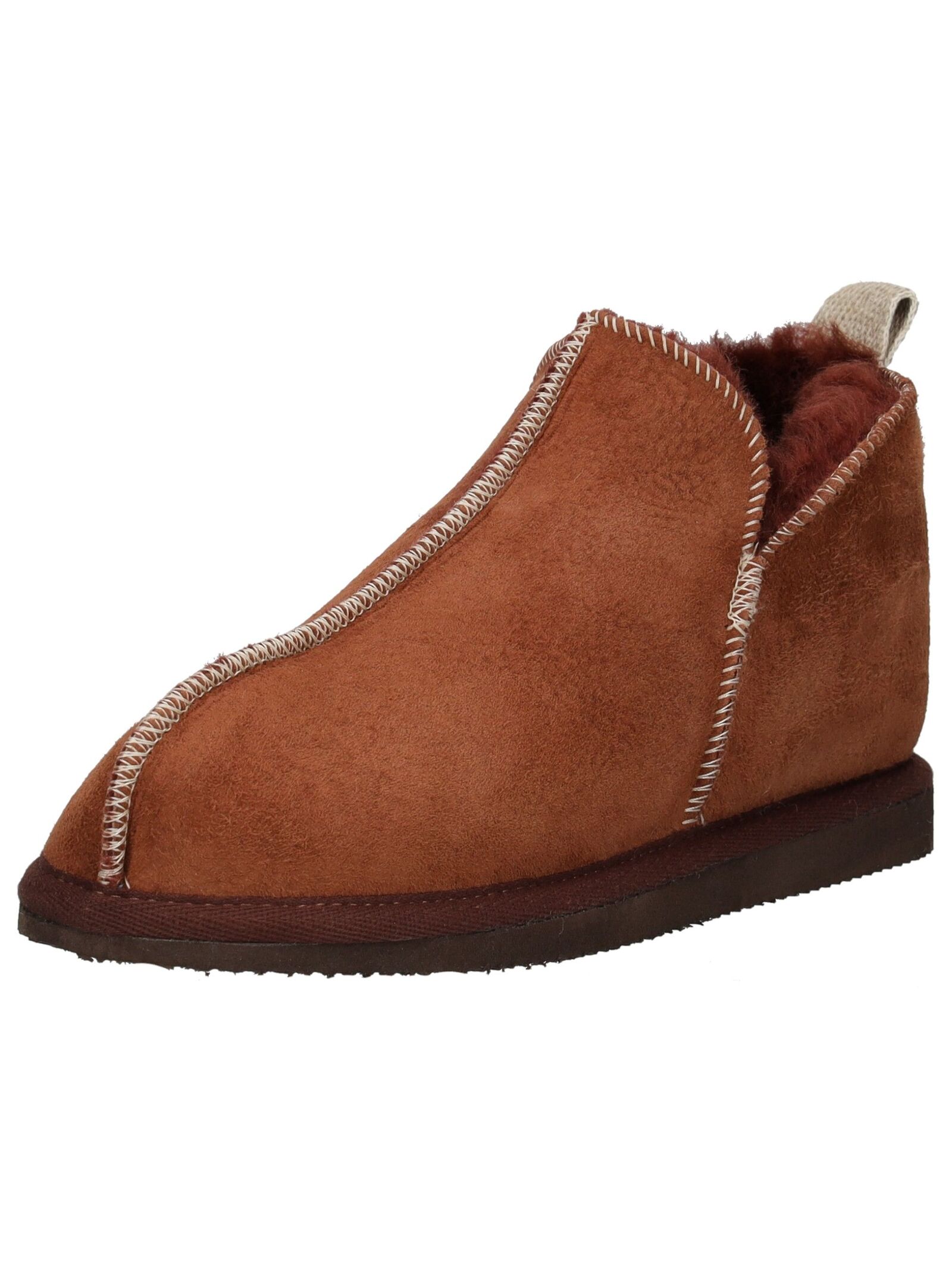 Hausschuh SHEPHERD "Shepherd Hausschuhe Leder", Damen, Gr. 39, rot, Leder, Schuhe