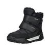Snowboots GEOX "Geox Stiefel Lederimitat/Textil", Kinder, Gr. 30, schwarz, Lederimitat, Textil, casual, Schuhe