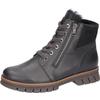 Winterstiefelette WALDLÄUFER "H-XARA", Damen, Gr. 7,5 (41), schwarz, Nappaleder, Lammfell, unifarben, klassisch, Schuhe, Winterboots, Stiefelette, mit Lammfell, in Komfortweite H = sehr weit