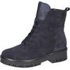 Schnürstiefelette WALDLÄUFER "H-ALEA", Damen, Gr. 6 (39), blau (nachtblau), Veloursleder, Nappaleder, klassisch, Schuhe, Schnürboots, Plateaustiefelette, Komfortweite H = sehr weit