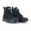 Winterboots PALLADIUM "PAMPA HI ZIP WL", Gr. 44,5, schwarz (schwarz, schwarz), Leder, sportlich, Schuhe, Winterschuhe, Schnürboots, Winterstiefel, Snowboots, gefüttert