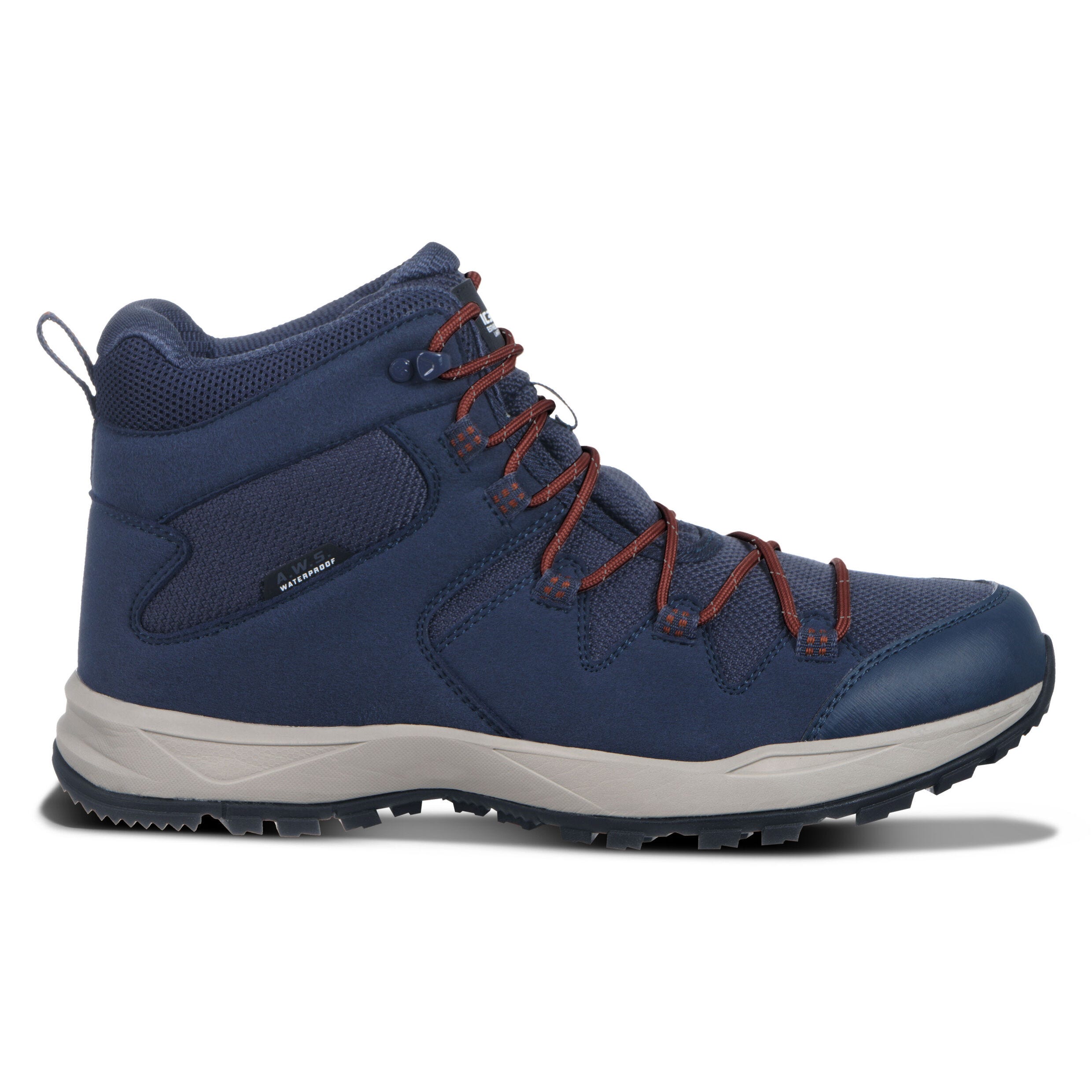 Wanderschuh ICEPEAK "ANSIO MR", Gr. 41, blau, Synthetik, Textil, Schuhe, wasserdicht