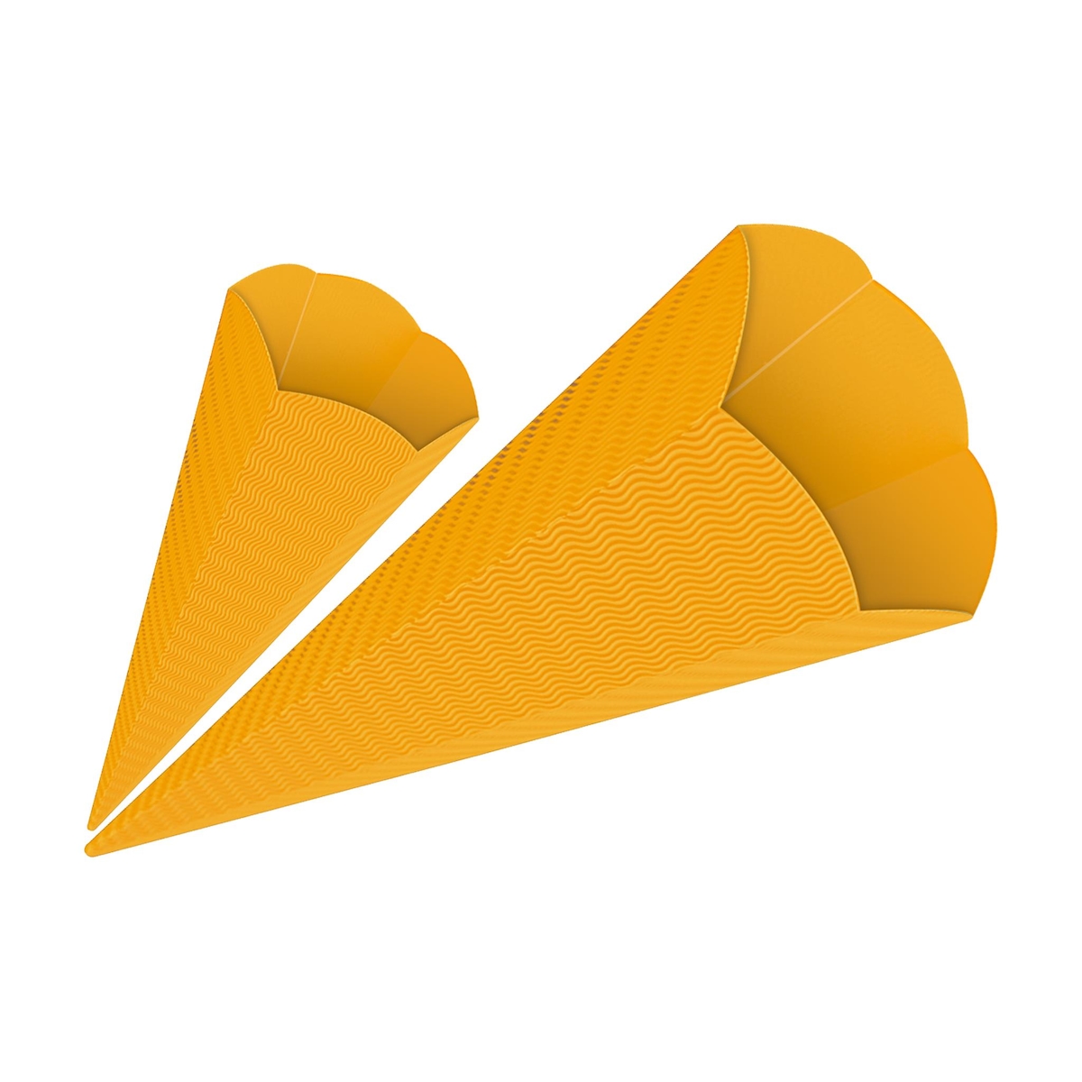 3D-SCHULTÜTEN,68CM HOCH,5ST.GELB Image