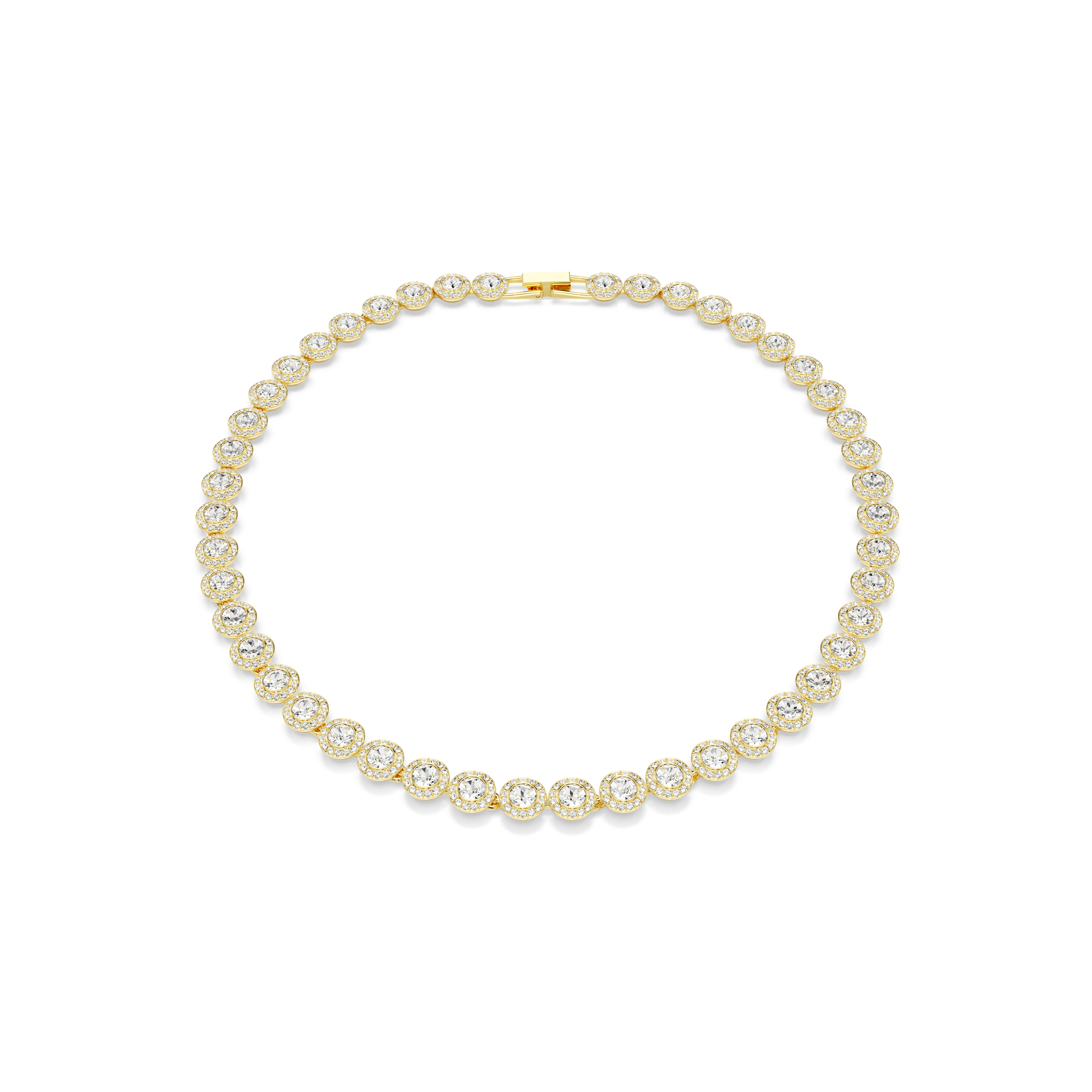 Swarovski 'Una Angelic' Damen-Halskette aus vergoldetem Metall - Gold 5720505 Image