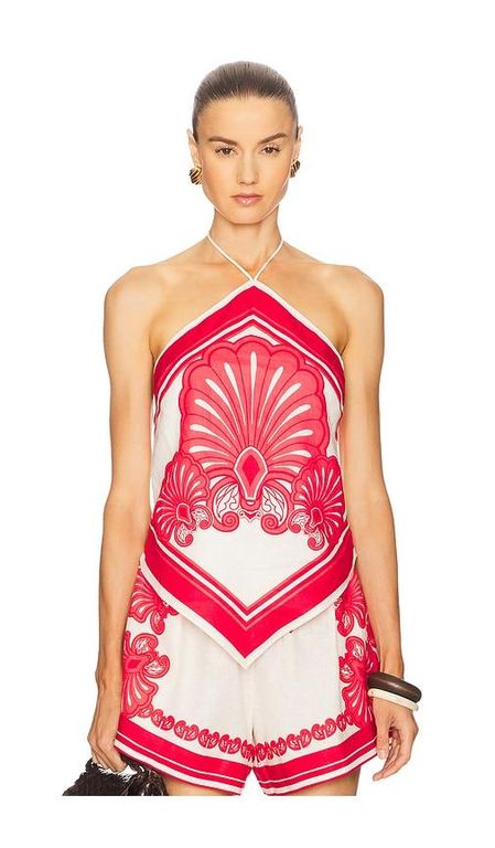 Rosa Top - Red - Shani Shemer Tops