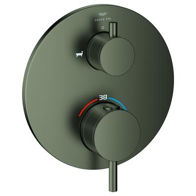 GROHE Thermostat-Wannenbatterie Atrio 24359 für 35604 2-W-Umstellung satin graphite, 24359MG0 24359MG0 Image