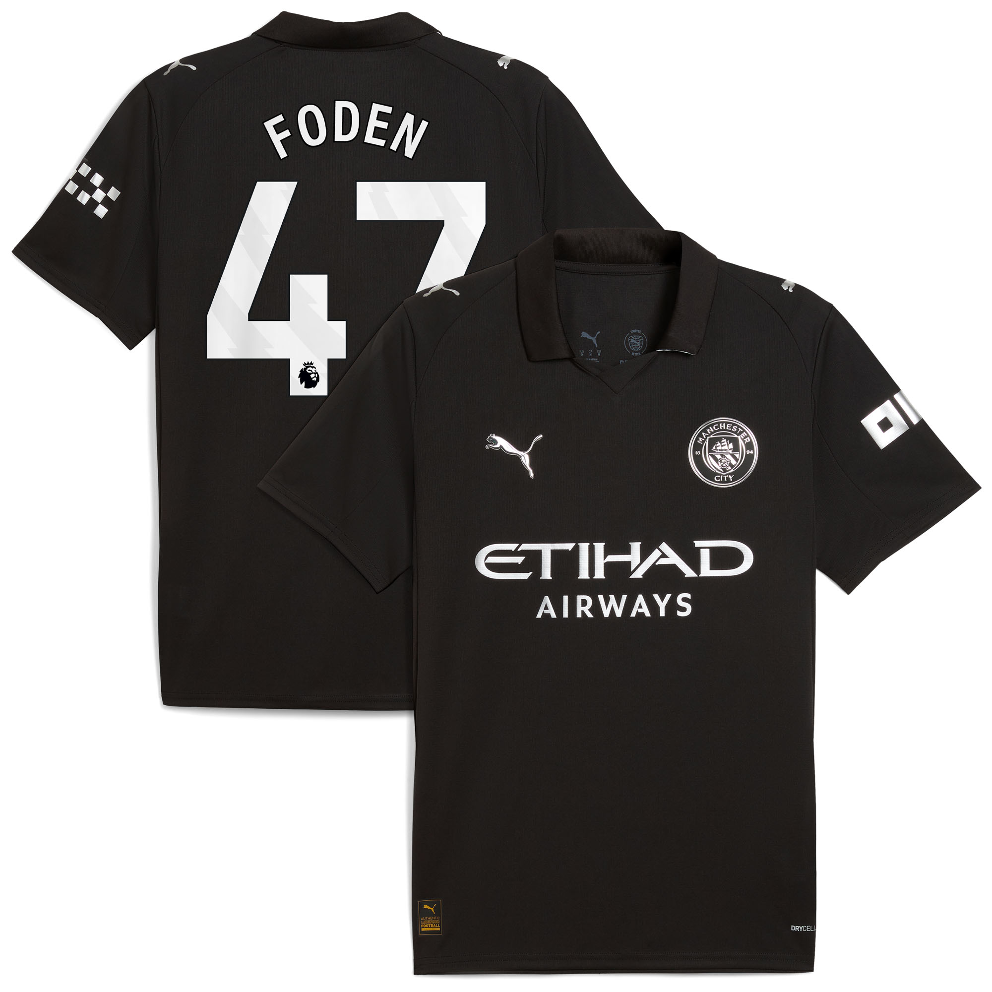 Manchester City PUMA Auswärtstrikot 2025-26 mit Aufdruck Foden 47 Image