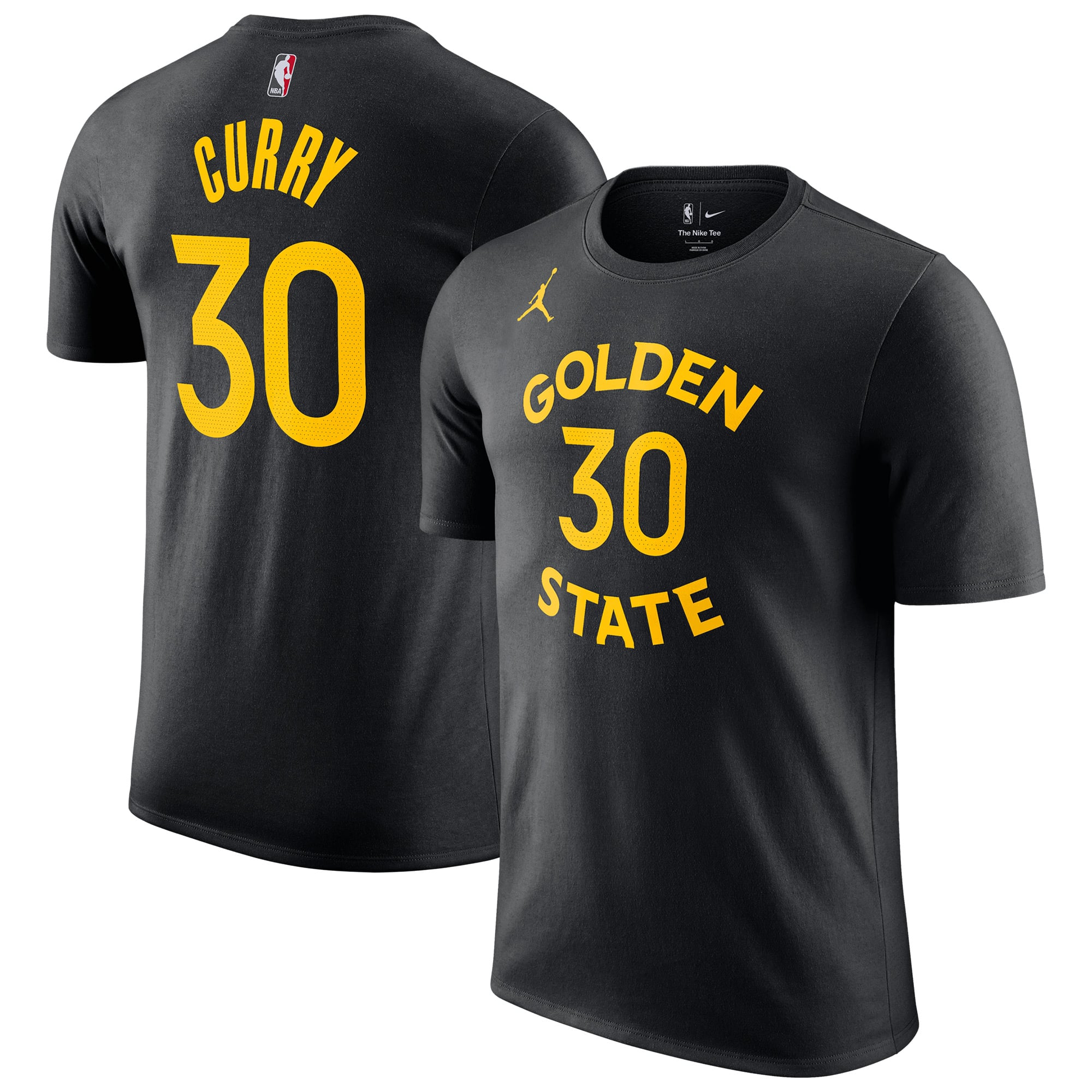 Golden State Warriors Nike-Statement Name & Nummer – Curry – Herren