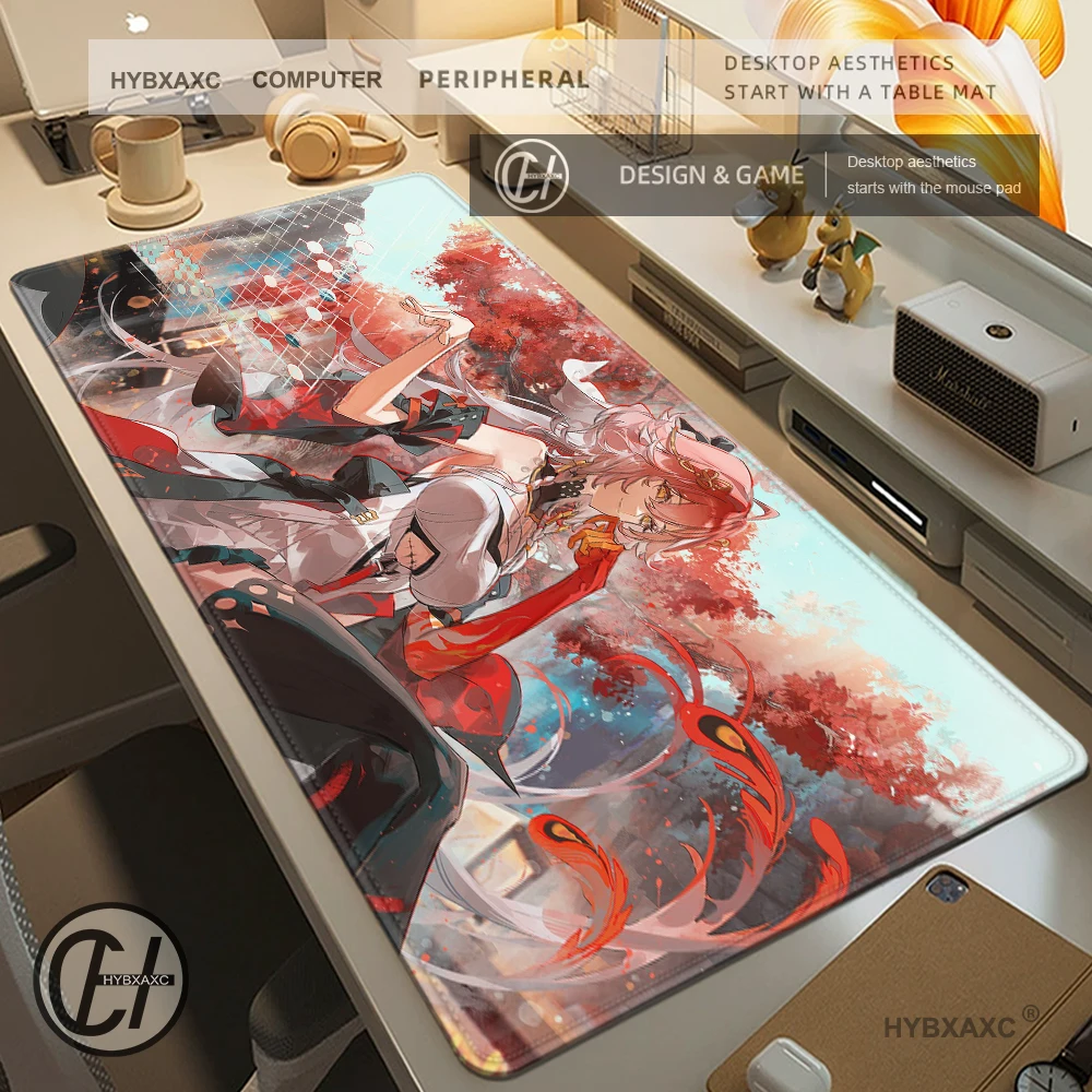 Wuthering Waves Changli Anime Mauspad Computertisch Schreibtischmatte Gaming Hoom Zubehör Kawaii Gamer Comic Mousepad Pc Kissen Image